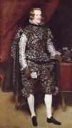 Diego Velazquez Philip IV of Spain in Brown and Silver oil painting artist